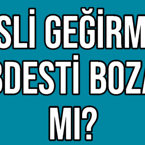 Sesli Geğirmek Abdesti Bozar Mı